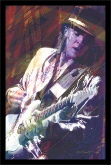 Stevie Ray Vaughan Guitar Master Poster