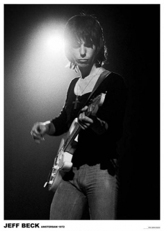 Jeff Beck Amsterdam 1972 Poster