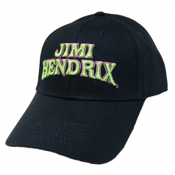Jimi Hendrix Arched Logo Adjustable Hat
