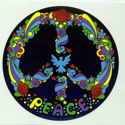 Pop Art Peace Sticker