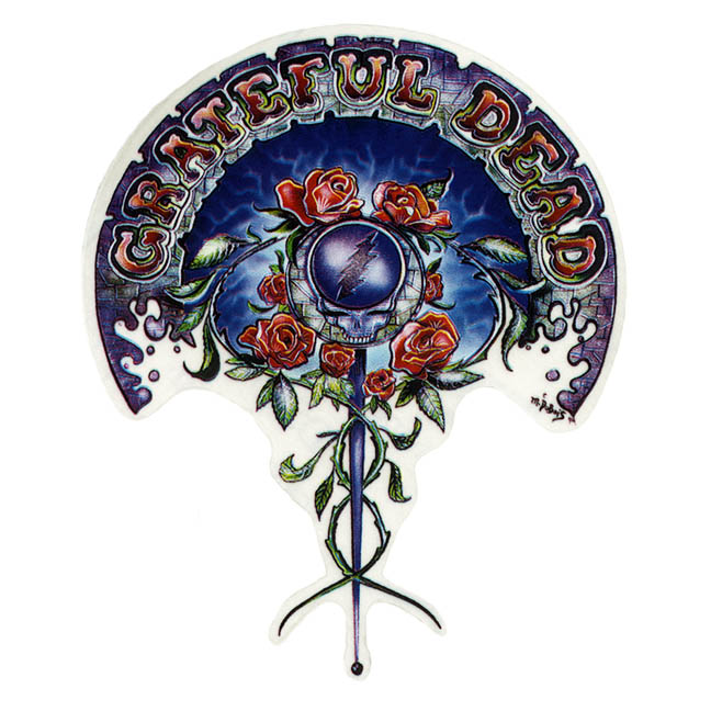 Grateful Dead Wand Double Sided Sticker