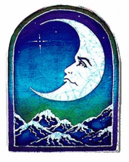 Crescent Moon Window Sticker