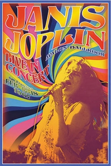 Janis Joplin 1967 Avalon Ballroom Poster