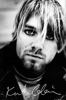 Kurt Cobain Signature Poster
