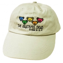 Grateful Dead Bear Heads Adjustable Hat