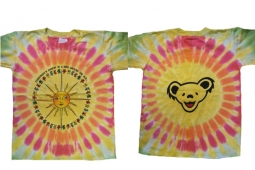 Grateful Dead Bears Around The Sun Youth Tie Dye Shirt