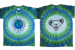 Grateful Dead - Kids Dancing Bears Tie Dye T-Shirt - Small (6-8)