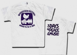 Woodstock 1969 Logo White Shirt