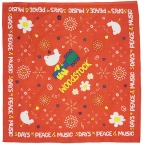 Woodstock Peace & Flowers Bandana