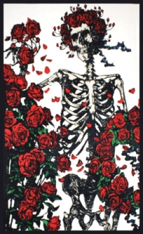 Grateful Dead Skeleton & Roses Tapestry