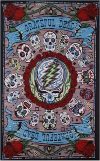 Grateful Dead Mexicali Skulls Tapestry