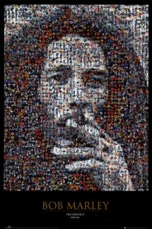 Bob Marley "Photo Mosaic #1" Poster