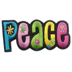 Multicolor Peace Patch