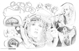 Stevie Nicks Collage Poster