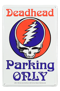 Grateful Dead Steal Your Face Metal Parking Sign
