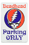 Grateful Dead Steal Your Face Metal Parking Sign