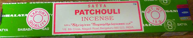 Satya Patchouli Incense