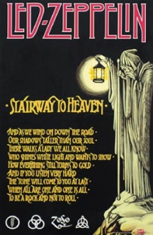 Led Zeppelin "Stairway To Heaven" Poster
